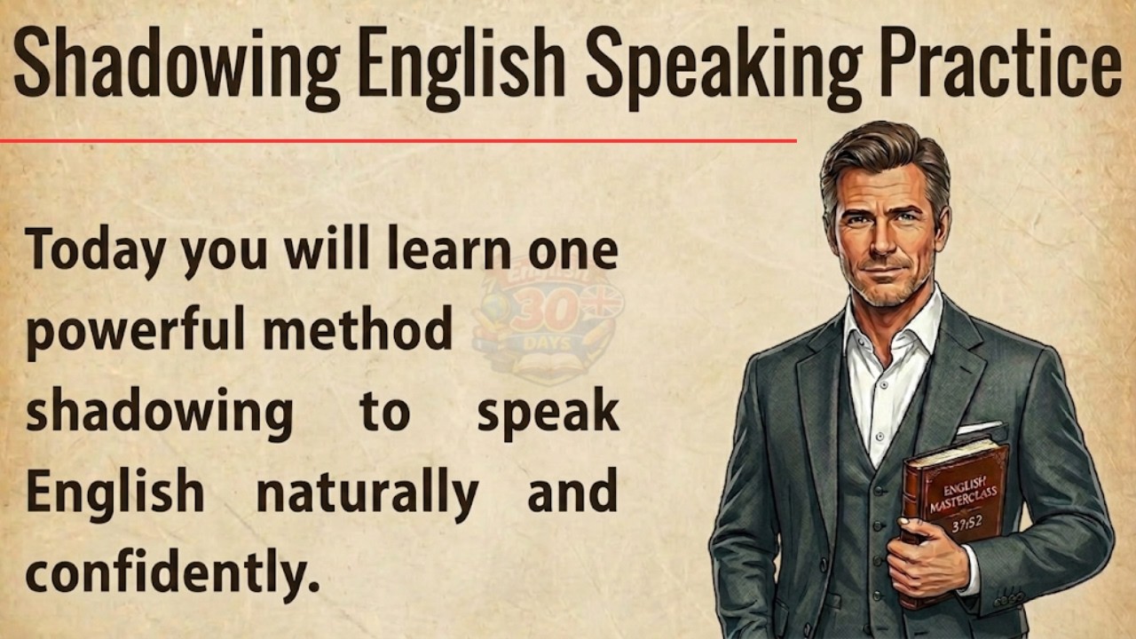 Shadowing English Speaking Practice | Speak English With Me | English ...