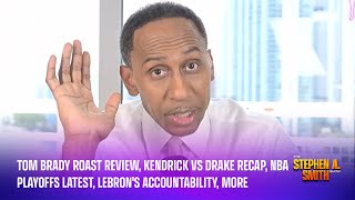 Tom Brady roast review, Kendrick vs Drake recap, NBA Playoffs latest, LeBron’s accountability, more