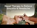 Nasyamnasal therapy to relieve sinusitis  headache  oneworld ayurveda in ubud bali