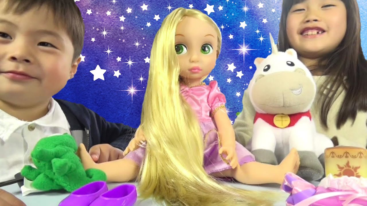 ベビー ラプンツェル 人形 アニメーター コレクションドール ギフトセット プリンセス おもちゃ Baby Doll Rapunzel Disney Animator S Collection Youtube