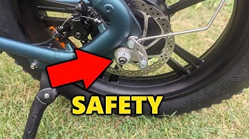 How to install torque arm on ebike Engwe M20