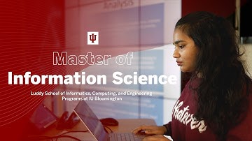 Master of Information Science | Luddy School of Informatics, Computing, and Engineering
