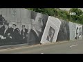 El mural de 108 metros que recuerda el centenario de la BOS