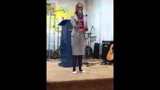 Gabby singing forever easter Sun.