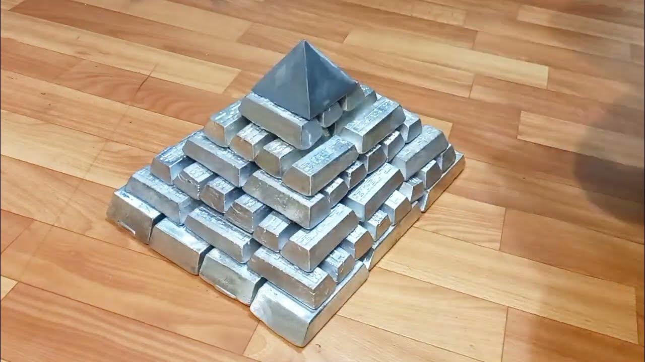 Строительтво пирамиды из цинковых анодов. - YouTube