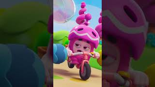 Too fast for you! | Minibods Baby Oddbods | Funny Educational Cartoons For Kids