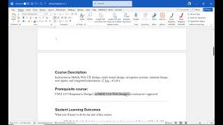 UXUI 2373 - Responsive Design II - Fall 2024 - Welcome Message