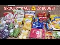 GROCERY HAUL (TAGALOG)😃❤️ 2K BUDGET |PHILIPPINES 🇵🇭