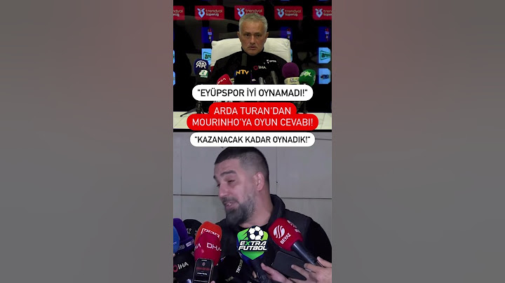 Jose Mourinho "Eyüpspor iyi oynamadı!" dedi, Arda Turan cevap verdi: "Kazanacak kadar oynadık!"