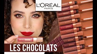 Les Chocolats De Loreal Lip Swatches Y Review