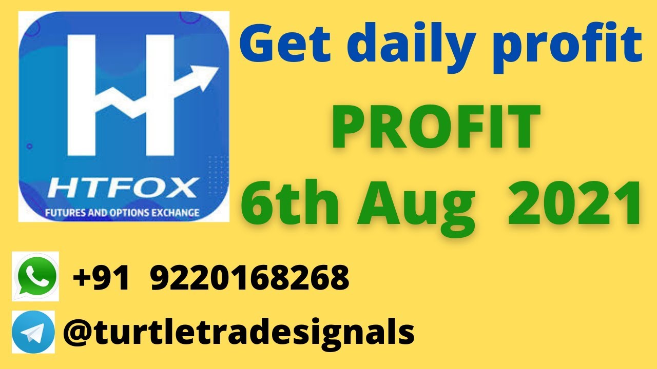 Get Daily Profit in HTFOX ||Earning Proof 6th Aug 2021||