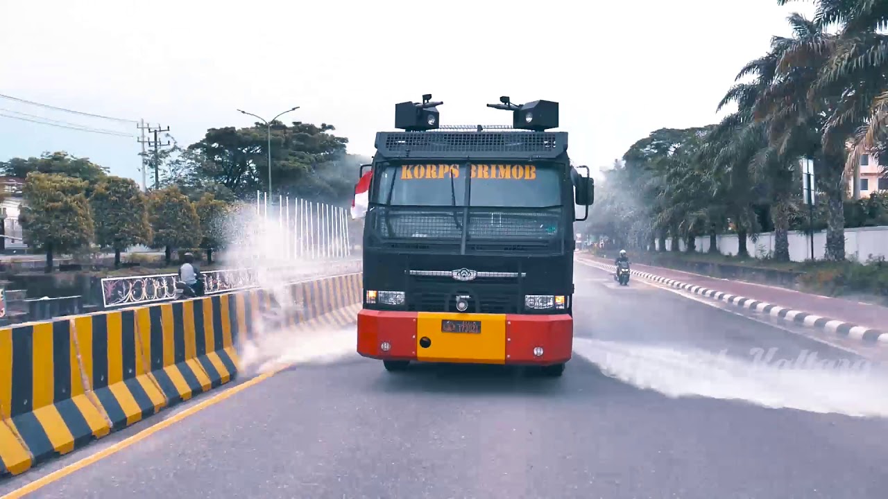 TNI-Polri bersama Pemerintahan kembali semprotkan disinfektan di KotaTarakan