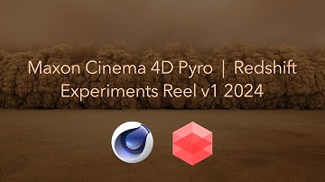 Cinema4D Pyro Redshift Reel v1 2024