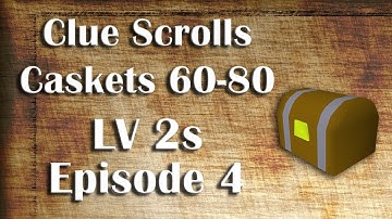 Runescape 2007 - Loot from 80 Level 2 Clue Scroll Rewards