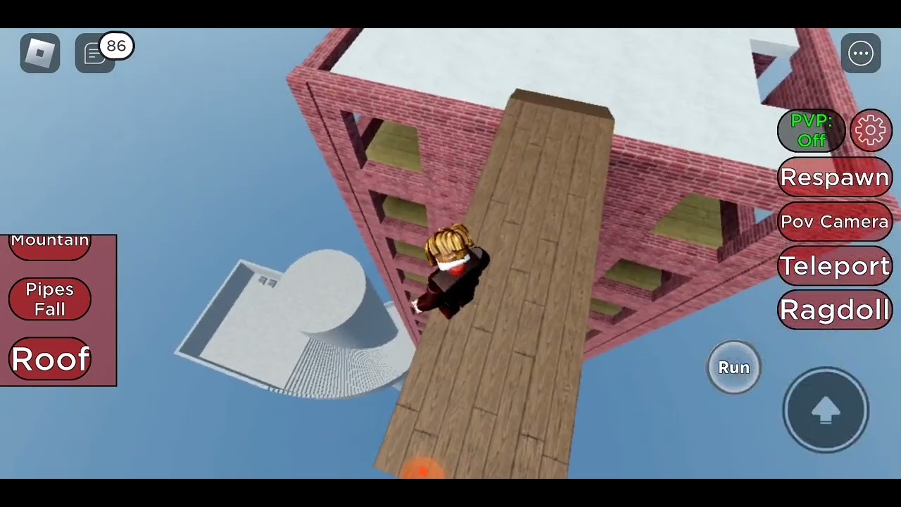 playing roblox bloody ragdoll - YouTube