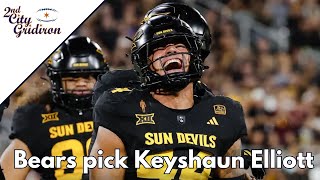 Bears pick Keyshaun Elliott, Arizona State, Linebacker