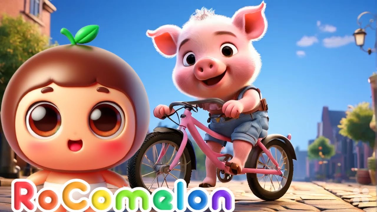 Three Little Pigs | Rocomelon Nursery Rhymes & Kids Songs