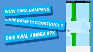 Cara Buat Game flippy bird di Construct 2 | Cara bikin game gampang screenshot 3