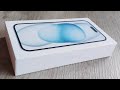 iPhone 15 Blue Unboxing and Setup