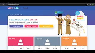 SIMASN (SISTEM INORMASI MANAJEMEN ASN) BAGI PNS DAN PPPK