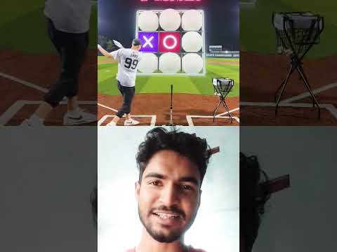 Baseball Tic Tac Toe vs MLB Pro #baseball #dudeperfect #partygames # ...
