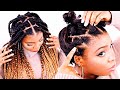 HOW TO: Part Hair Using Rubber Bands | Box Braids, Senegalese Twists, Passion Twists