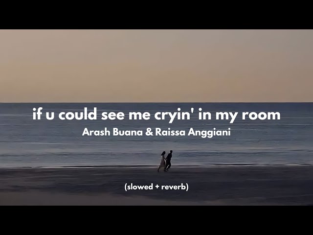 if u could see me cryin' in my room - Arash Buana & Raissa Anggiani (slowed + reverb)