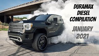 Duramax Diesel Compilation (January 2021) by Pierce Edelbrock 59,928 views 3 years ago 10 minutes, 43 seconds