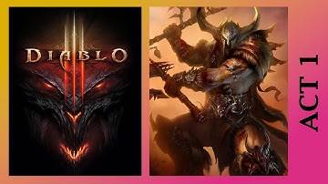 DIABLO 3: Barbarian Walkthrough on Hard Act 1/5 - THE FALLEN STAR