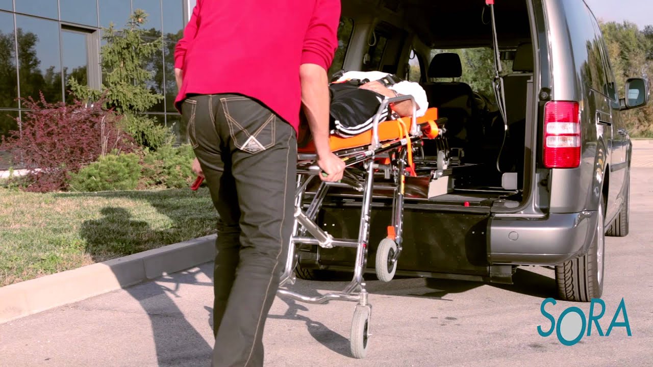 SORA Volksvagen Caddy Maxi per trasporto di una persona su barella