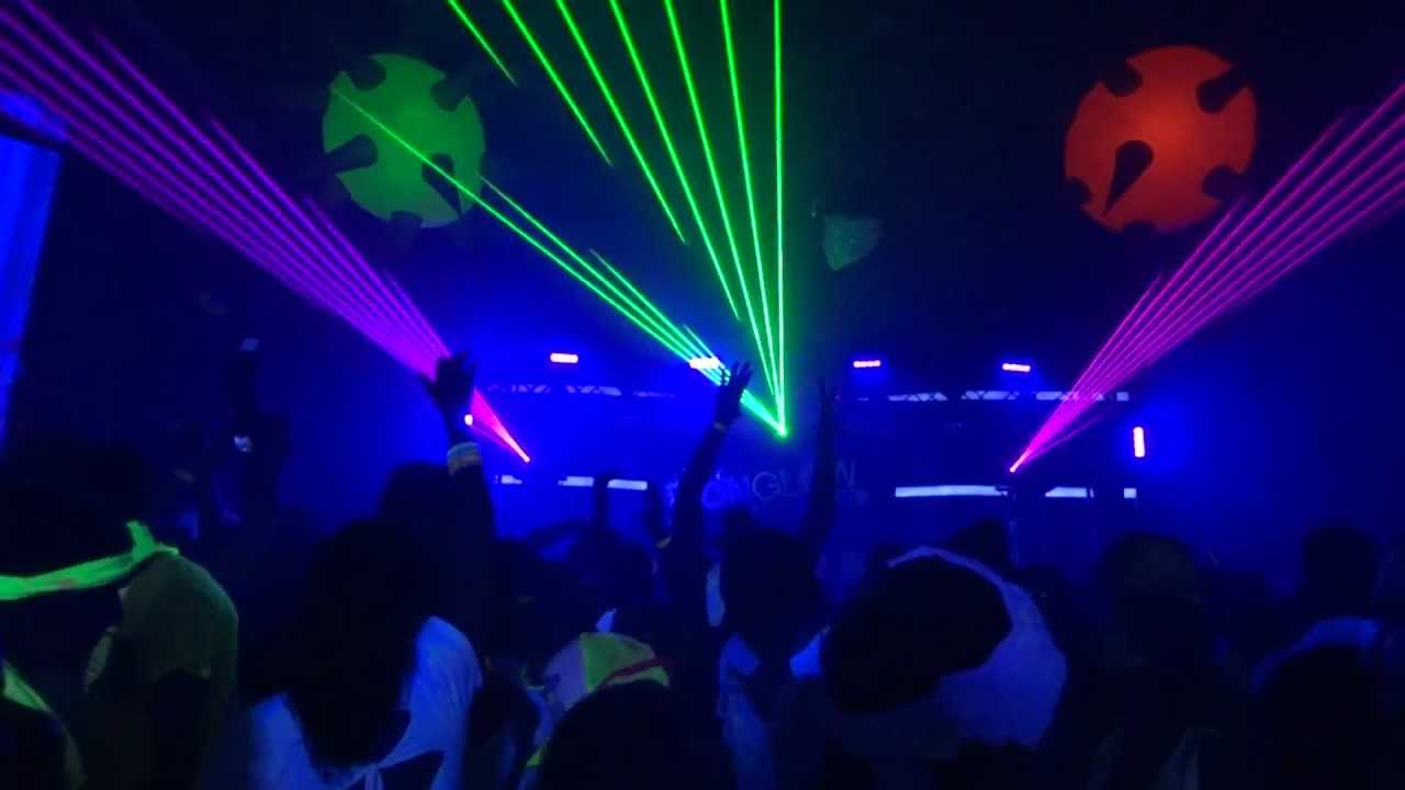 KGB Lasers NEONGLOW PAINT & FOAM PARTY PAINT Part 2 9/2/12 4