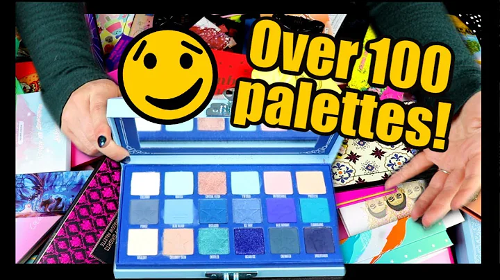 2019 Eyeshadow palette collection and declutter + ...