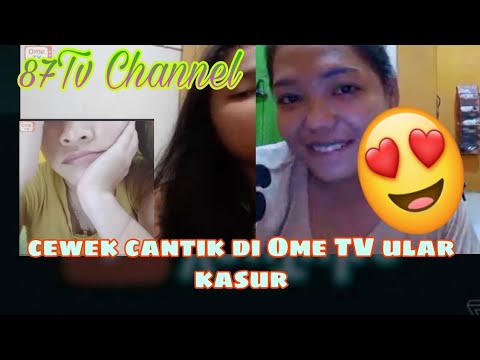 Prank reaksi cewek cantik sial cuma nengok aja langsung di skip ular kasur Ome Tv/Indonesia