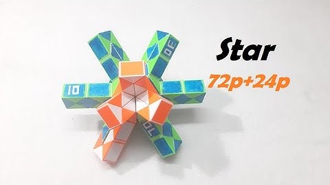 COMBINATION OF 2 SNAKE CUBE (72p+24p) - Star