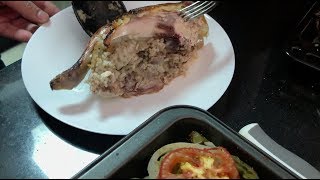 الفراخ المحشيةRice Stuffed Chicken