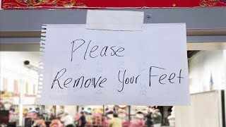 r/Engrish | please remove your feet.