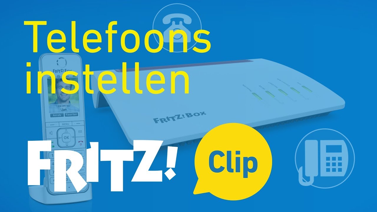 FRITZ! Clip – Telefoons instellen - YouTube