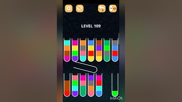 Color sort puzzle Level 109