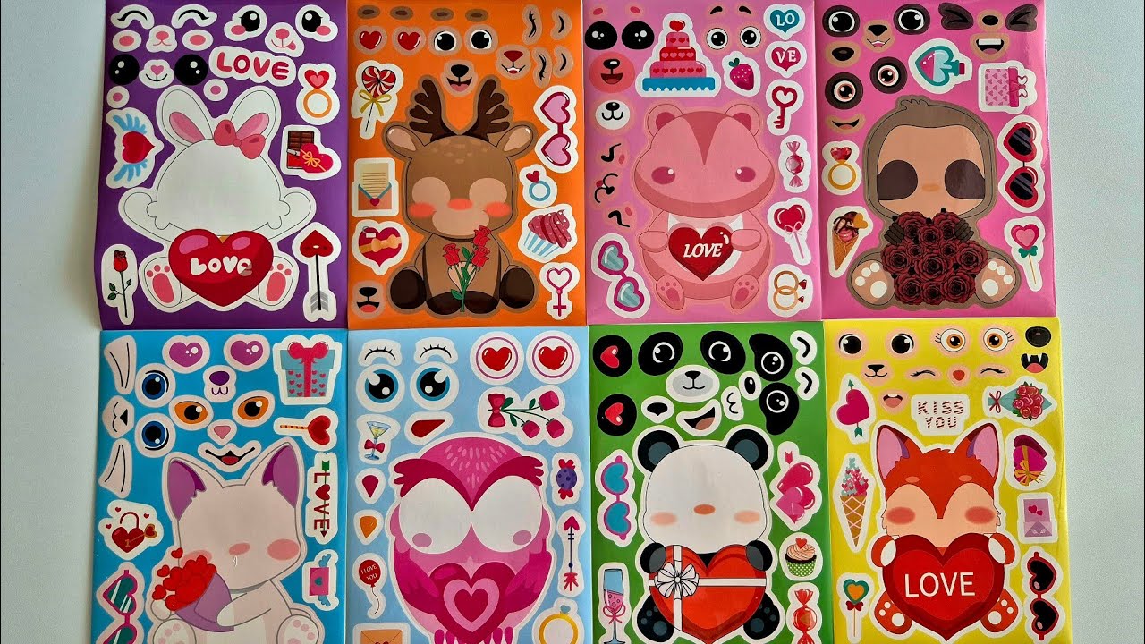 I love you sticker #iloveyou #sticker #asmr #papergame #papercraft #paper #creatorsearchinsights#diy