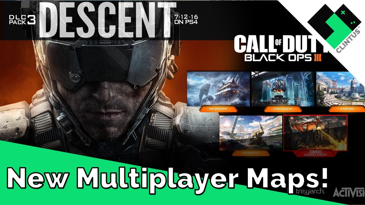 DESCENT MULTIPLAYER MAPS \\ BLACK OPS 3 MULTIPLAYER GAMEPLAY - YouTube