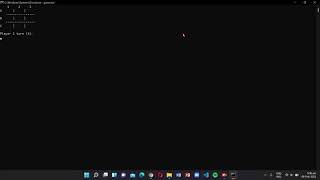 TICTACTOE VS CODE C++ screenshot 2