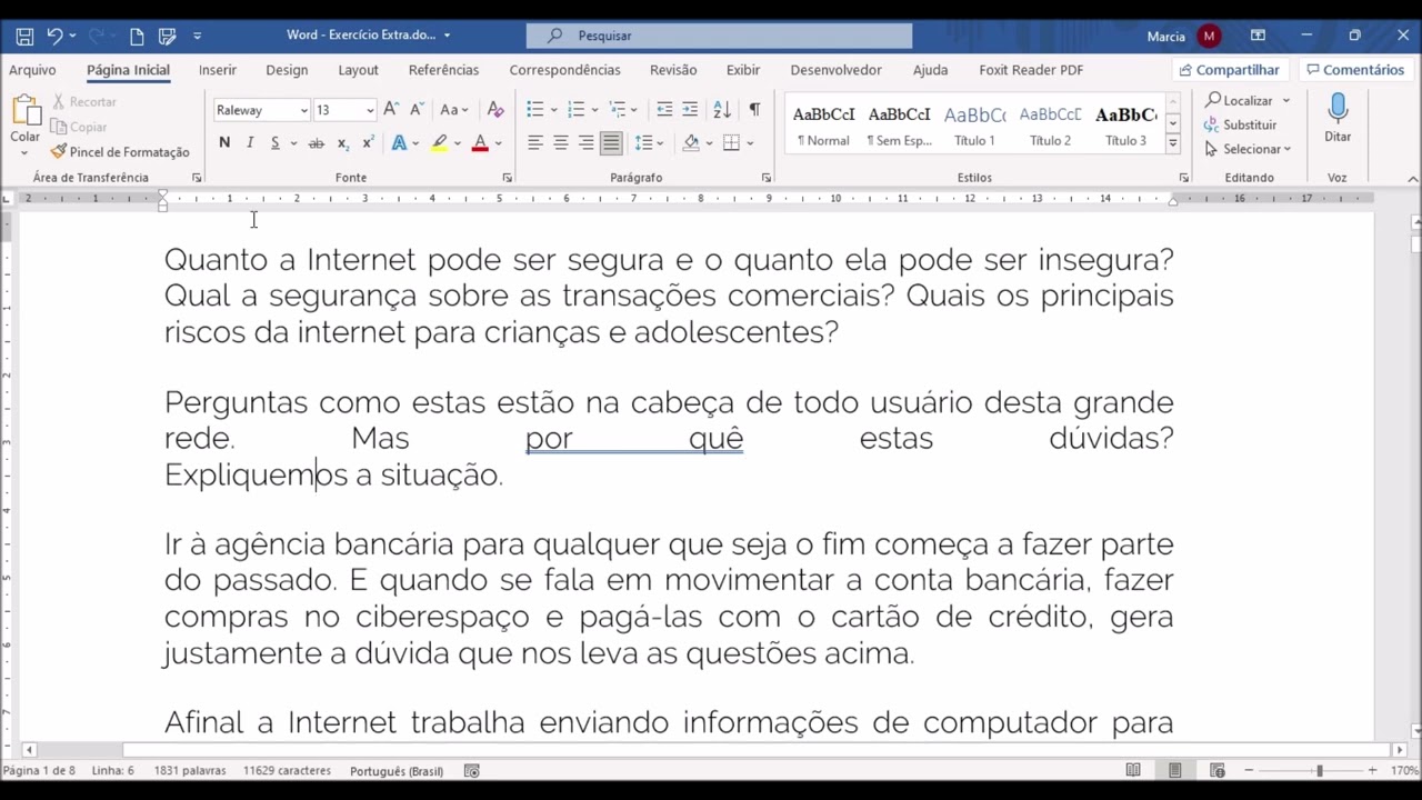 Dicas – Como eliminar o espaço muito grande entre palavras no texto justificado