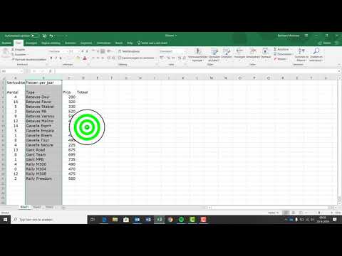 Excel, vakjes vermenigvuldigen