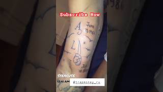 We re at 40 Subs Thnx The Last Fight Tattooing a Tribute with Boxing Gloves Clouds