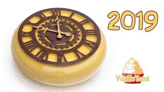 Silvester-Torte 2019 🎉 | Uhr Torte | VanilleTanz Silvester-Torte 2019 🎉 | Uhr Torte | VanilleTanz