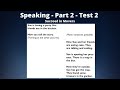 2.2 | Speaking - Part 2 - Test 2 | Succeed in Movers