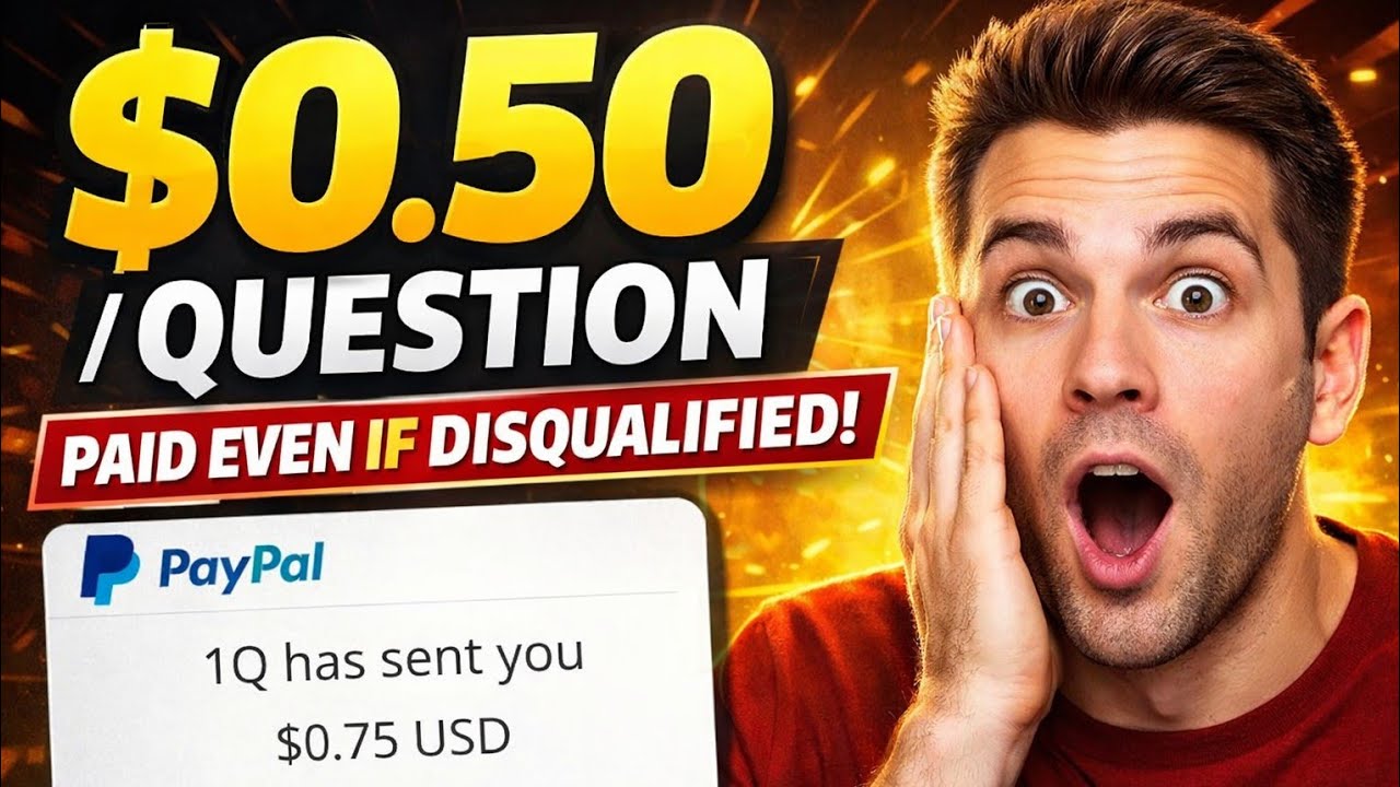 THIS SURVEY PAYS $0.50 PER QUESTION | PAYMENT PROOF 2026