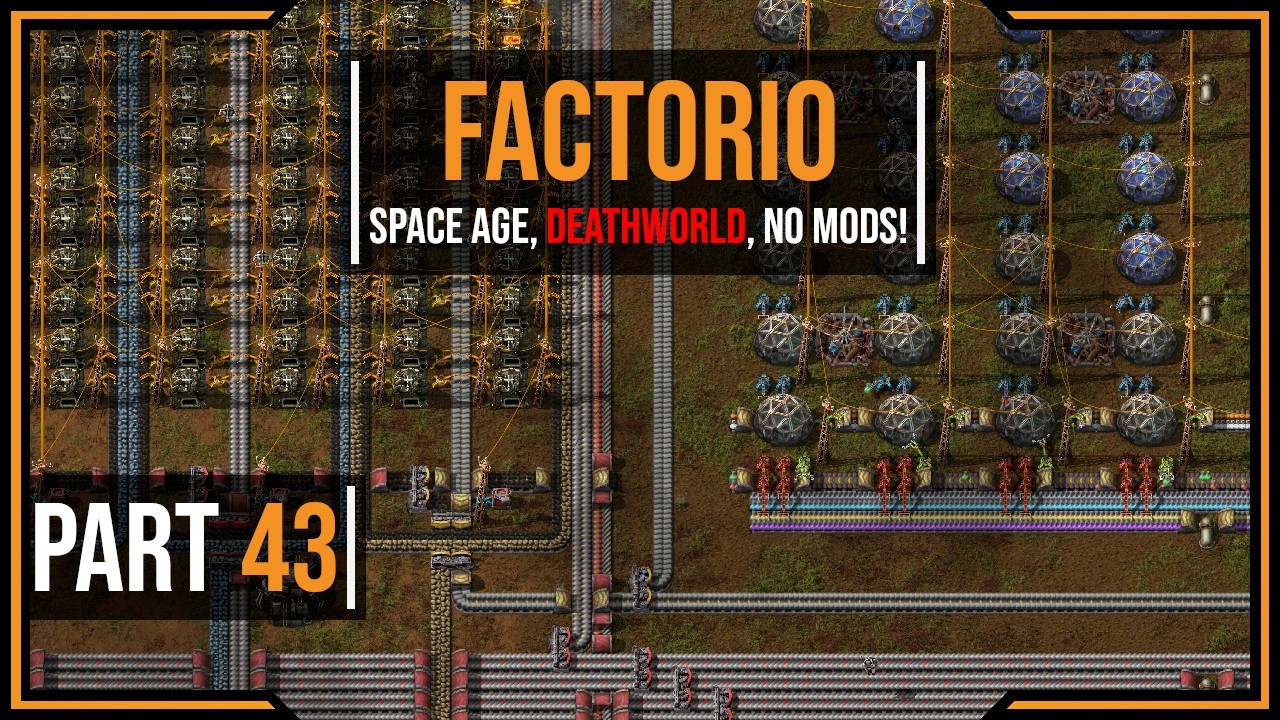 Factorio Space Age - Episode 43 - Science transport to Nauvis ...