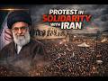 Thousands of protesters took to the streets of Baghdad in solidarity with IRAN | US-IRAN WAR
