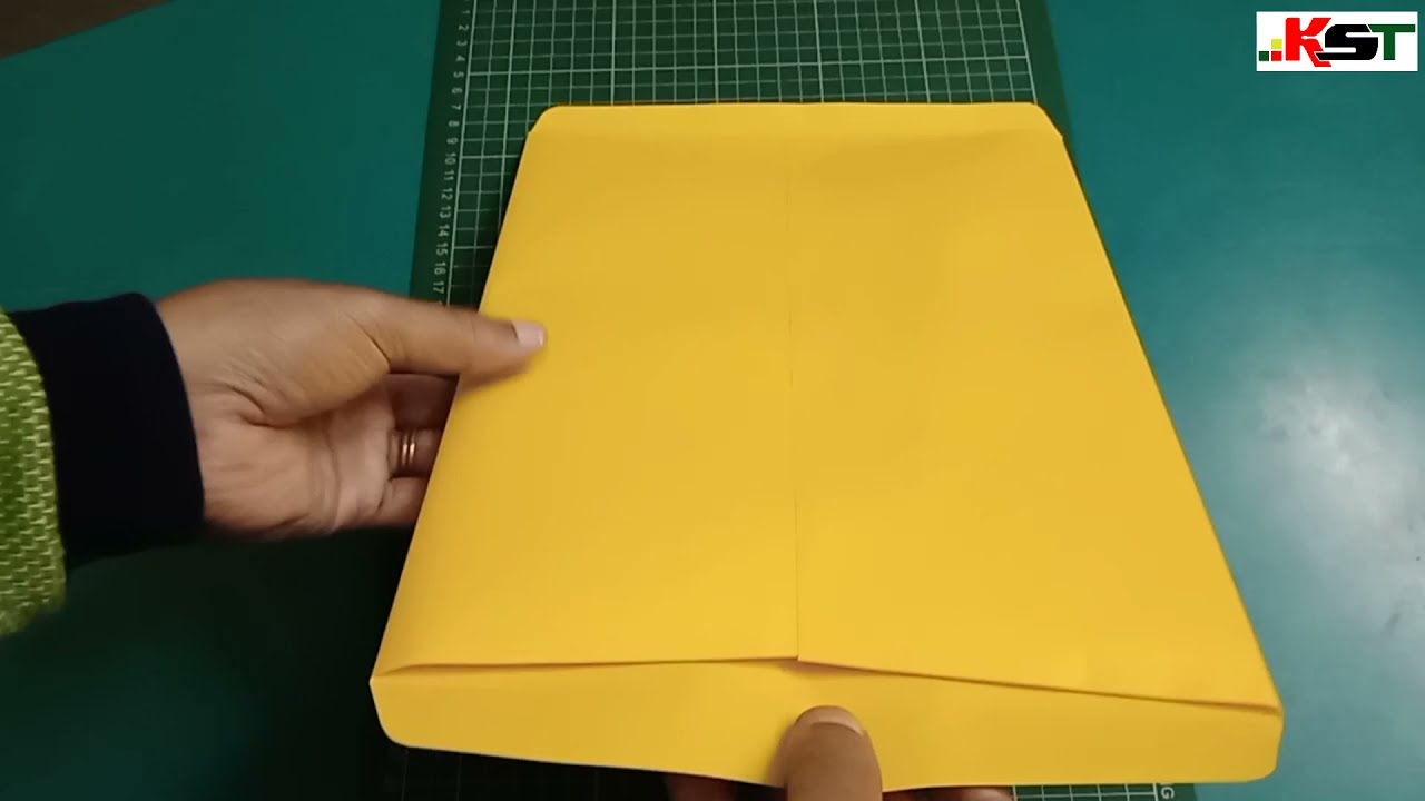 How To Make Envelope For Put A4 Size Paper Kst Channel Youtube
